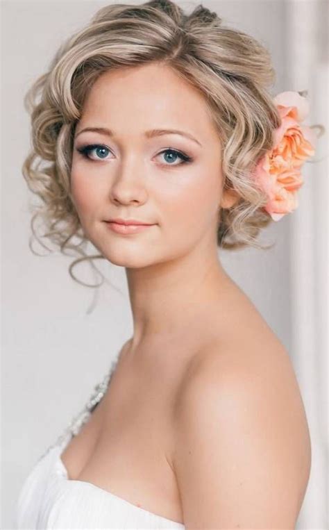 easy wedding hairstyles short hair|elegant short bridal hairstyles.